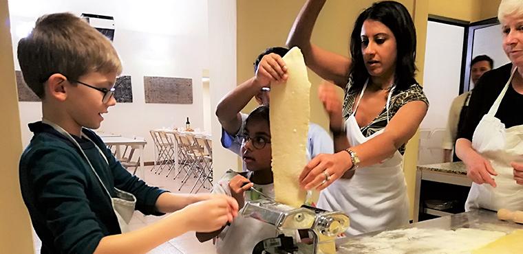 Cooking with kids in the heart of Florence